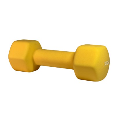 Гантель неопренова Stein 3 кг/ шт/ жовта