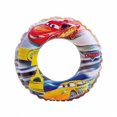 Дитячий надувний круг Intex 58260 Тачки Cars Swim Ring (51 см)