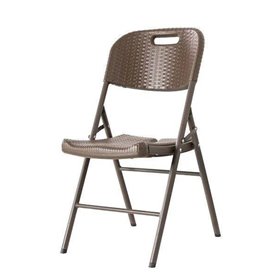 Стілець складаний коричневий BST 590386