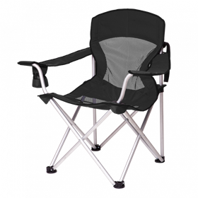 Крісло Алюм 'Берег' d19 мм точка Чорний