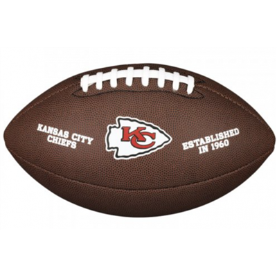 М'яч для американського футболу Wilson NFL Kansas City WTF1748XBKC (розмір 5)