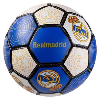 М'яч футбольний Ronex Grippy G-14 Real Madrid 4, біло/синій