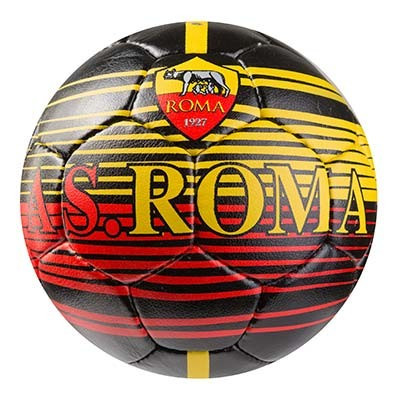 М'яч футбольний Ronex Grippy G-14 AC Roma, чорно/жовтий/червоний