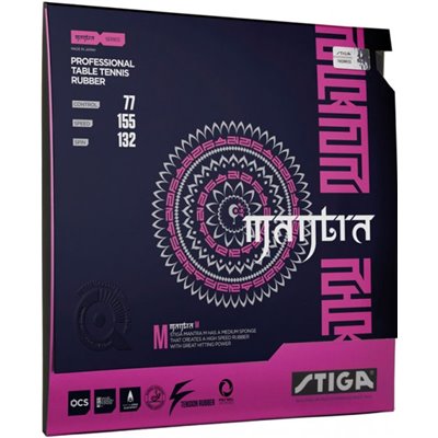 Накладки для ракетки Stiga Mantra M Колір: Чорна 2.1 мм