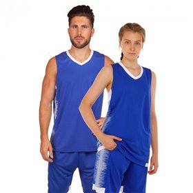 Форма баскетбольна LD-8018 Lingo 3XL Синьо-білий (57506038)