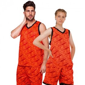 Форма баскетбольна Camo LD-8003 Lingo L Оранжево-чорний (57506035)