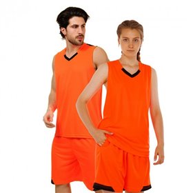 Форма баскетбольна LD-8002 Lingo 3XL Оранжево-чорний (57506036)