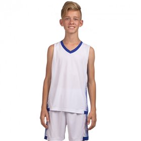 Форма баскетбольна дитяча LD-8018T Lingo M Біло-синій (57506029)