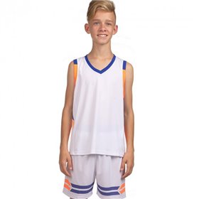 Форма баскетбольна дитяча LD-8019T Lingo 2XS Біло-синій (57506031)