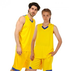 Форма баскетбольна LD-8002 Lingo XXL Жовто-синій (57506036)