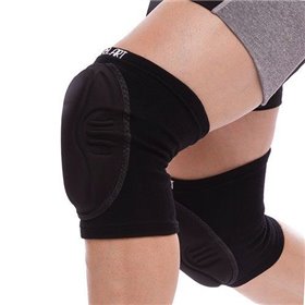 Наколінник волейбольний BC-1673 Zelart M Чорний (57363015)