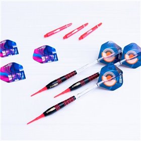 Дротики для електронного дартсу Cyee Life 18г (3 шт. + 10 голок та запчастини)