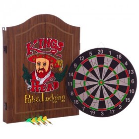 Дартс з кабінетом та 6 дротиками Baili Діаметр мішені 37 см Пресований картон АН-1511