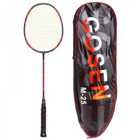 Ракетка для бадмінтону 1штука в чохлі GOSEN M-25 Replica Red (PS02281)