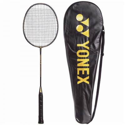 Ракетка для бадмінтону 1штука в чохлі YONEX MT-8402 Чорний-жовтий (SKL025613)