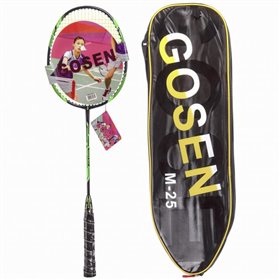 Ракетка для бадмінтону в чохлі GSN M-25 зелений