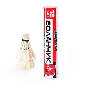 Набір пір'яних воланів для бадмінтону Profi 12 шт (MS 0152)