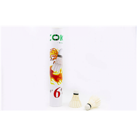 Волани для бадмінтону COKA BD-6 12шт білий (IN05083)