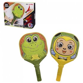 Ракетки 9919 з 2 м'ячиками (Крокодил-Бджола)