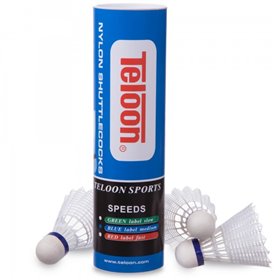 Волани для бадмінтону TELOON TB200 6шт Білий (EK00195)