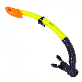 Трубка для плавания Zelart SN139 желтый-черный