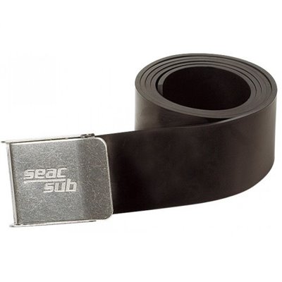 Ремінь для дайвінгу Seac Rubber Belt пряжка метал (1971)