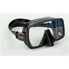 Маска для плавання c термостеклом Zelart M109 чорна