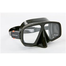 Маска для плавання c термостеклом Zelart M273 чорна