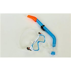 Набір для плавання дитячий маска з трубкою Zelart SN69 блакитний