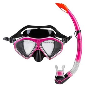 Набір для плавання Dolvor рожево-чорна М289Р+SN09P