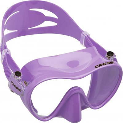 Маска Cressi F1 LILAC (бузкова) для плавання підводного полювання дайвінгу снорклінгу фрідайвінгу