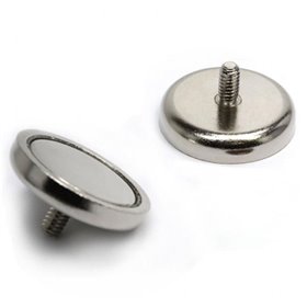 Магніт в корпусі з зовнішньою різьбою C25 25кг