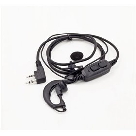 Гарнітура для рації Baofeng UV-82 із двома кнопками PTT.