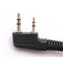 Гарнітура прихованого носіння Mirkit EMC 6, 2-х дротова для рацій Baofeng/Kenwood з роз'ємом 2-Pin з виносною кнопкою на палець
