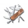 Мультитул Victorinox Delemont EvoWood 17, 85мм, горіх (2.3911.63)