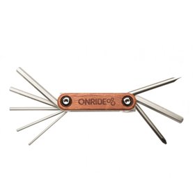 Мультитул ONRIDE Wave на 8 функцій Коричневий 6931612007