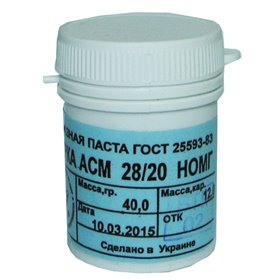 Алмазна паста АСМ 28/20 (синя) НОМГ 40гр. арт.10169