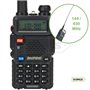 Рація Baofeng UV-5R Black ZS + антена NA-771 (144/430 MHz) у подарунок!