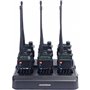 Портативна рація Baofeng UV-5R Black SIX PACK+Зарядний комплект (BL-5X6 + 6 АКБ BL-5) (UV-5R_6_6WCBF888S_BL-5)