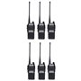 Комплект 6 шт Рація портативна Baofeng UV-82 UP VHF/UHF 8 Вт до 15 км Чорна