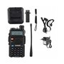 Комплект 8 шт Рація портативна Baofeng UV-5R VHF/UHF 8 Вт 1800 mAh Чорна