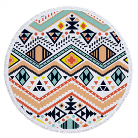 Пляжний килимок з мікрофібри Зигзаги