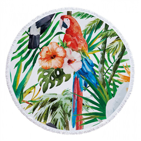 Пляжний килимок з мікрофібри Папуга