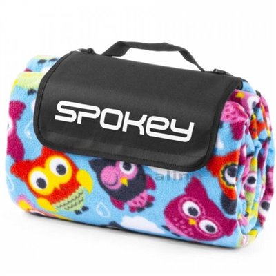 Килимок для пікніка та пляжу водонепроникний Spokey Owl 180x210 см, з совушками