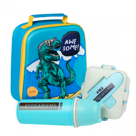 Ланч набір Jooki 'DinosourPr Kids' бірюзовий.