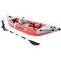 Одномісна надувна байдарка Intex 68303 Excursion Pro K1 Kayak Red + Алюмінієві весла та ручний насос 305 x 91 x 46 см