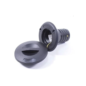 Горловина Easterner пластикова, чорна, діаметр 38мм (C12794-N)