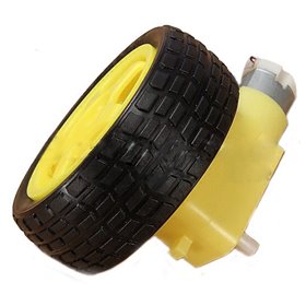 Мотор + колесо для робот.проекту, кита Arduino