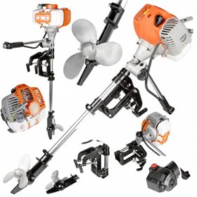 Мотор для човна двигун Euro Craft ECSL 60 / двотактний двигун POLAND