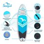 Надувна SUP дошка Seagull with Kayak з каяком